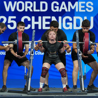 (SP)CHINA-CHENGDU-THE WORLD GAMES 2025-POWERLIFTING-WOMEN'S EQUIPPED LIGHTWEIGHT (CN)