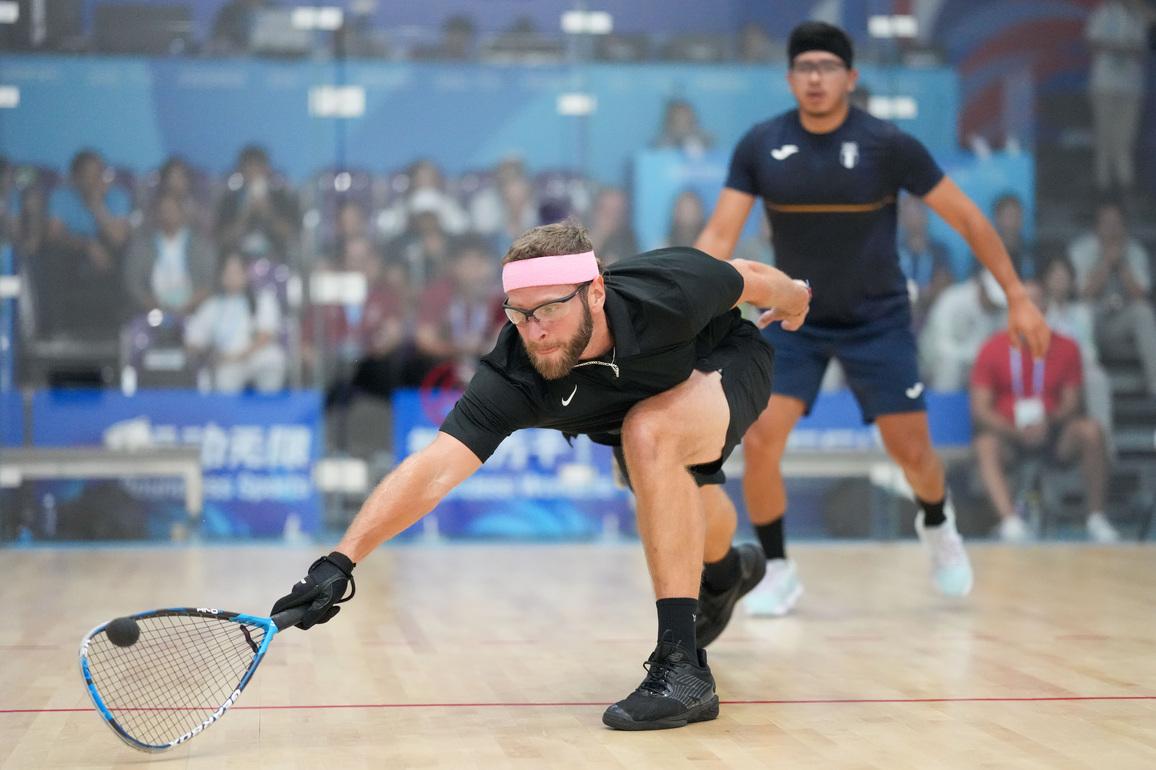 (SP)CHINA-CHENGDU-THE WORLD GAMES 2025-RACQUETBALL-MEN'S SINGLES-QUARTERFINAL (CN)