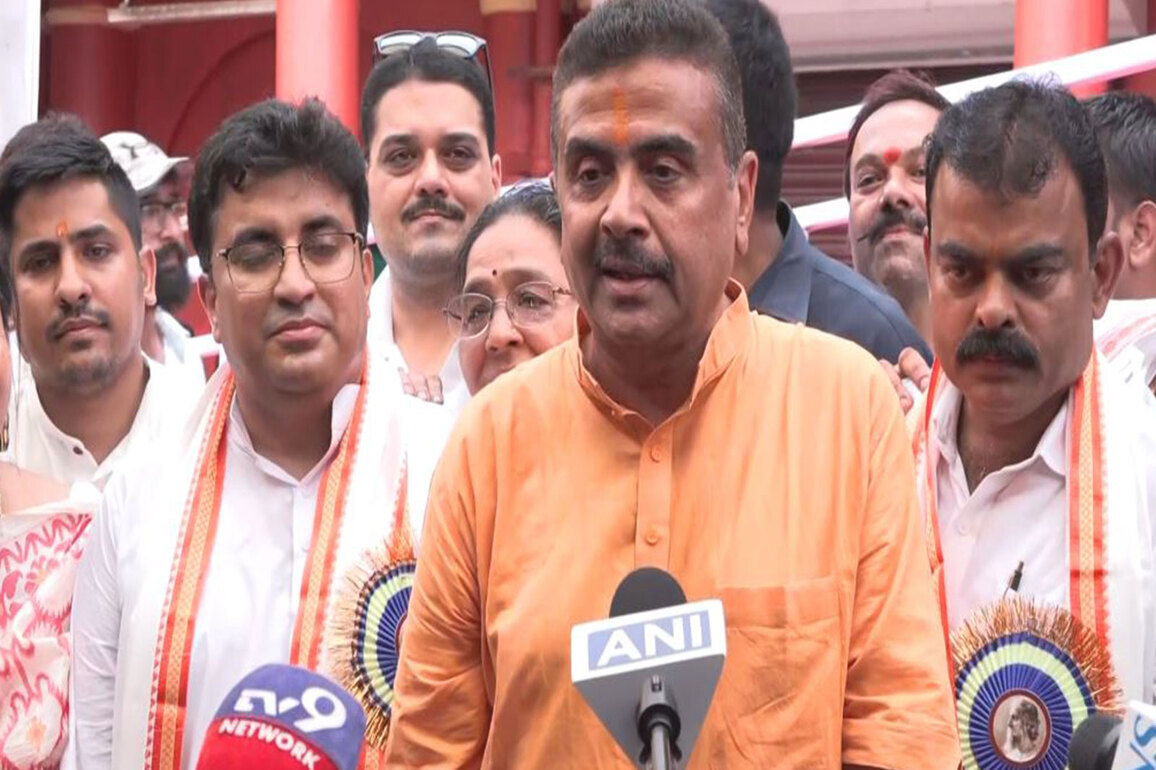 "Work will start after obeisance at Jorasanko": Suvendu Adhikari after taking oath as first BJP Bengal CM