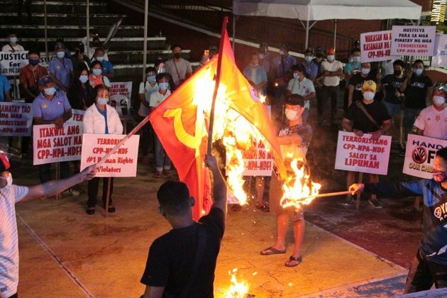 Bicol army, youth, hold indignation rally vs CPP-NPA-NDF terrorists