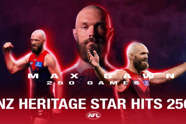 NZ Heritage star and Melbourne captain Max Gawn to play his 250th AFL game  AFL New Zealand