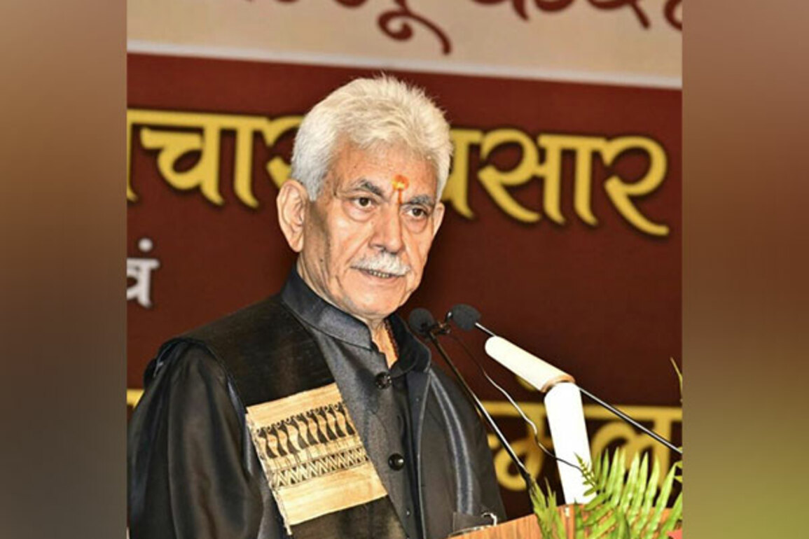 "Pakistan will face brunt of stoppage of Indus Treaty," says JK LG Manoj Sinha