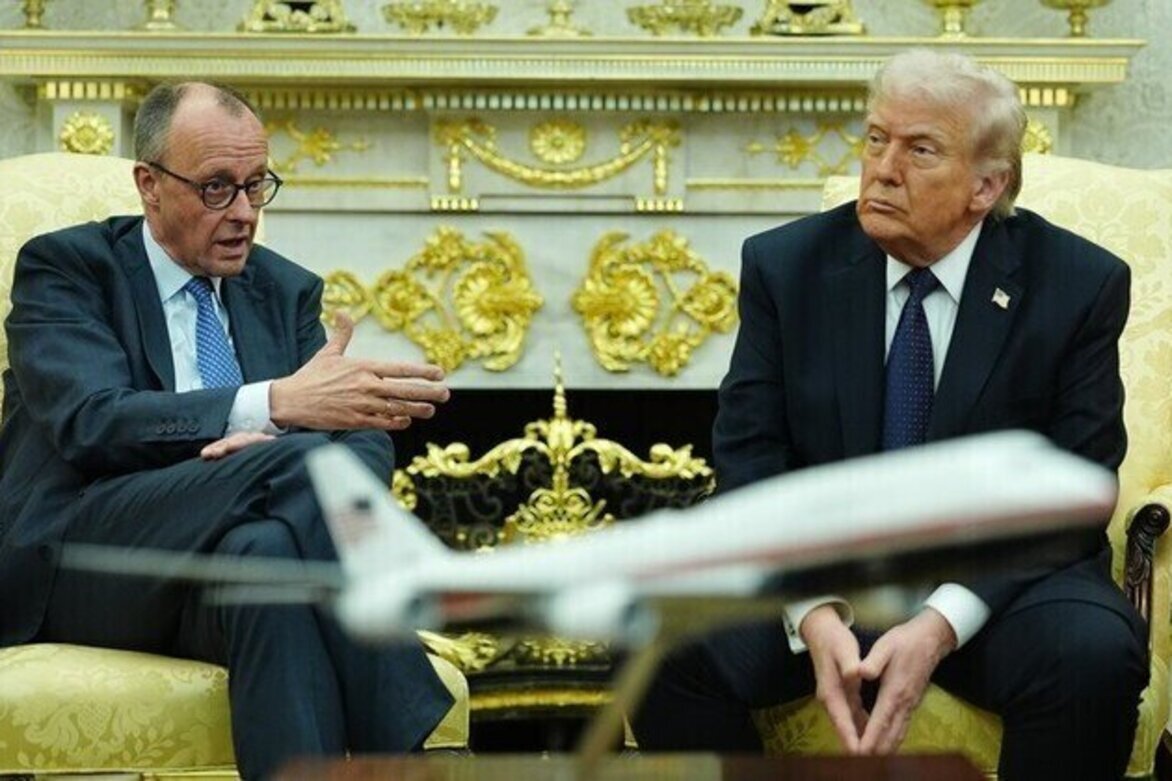 Merzs face as Trump trashes key EU partner
