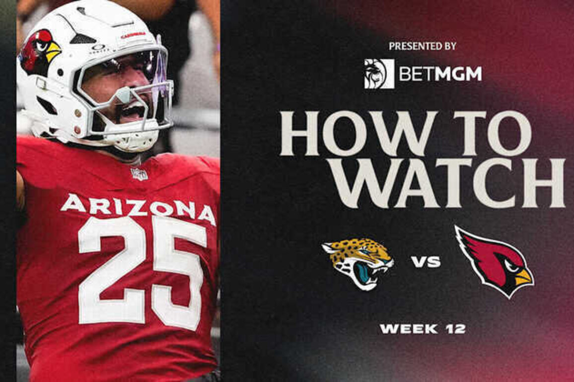 How To Watch: Jaguars vs. Cardinals, Week 12
