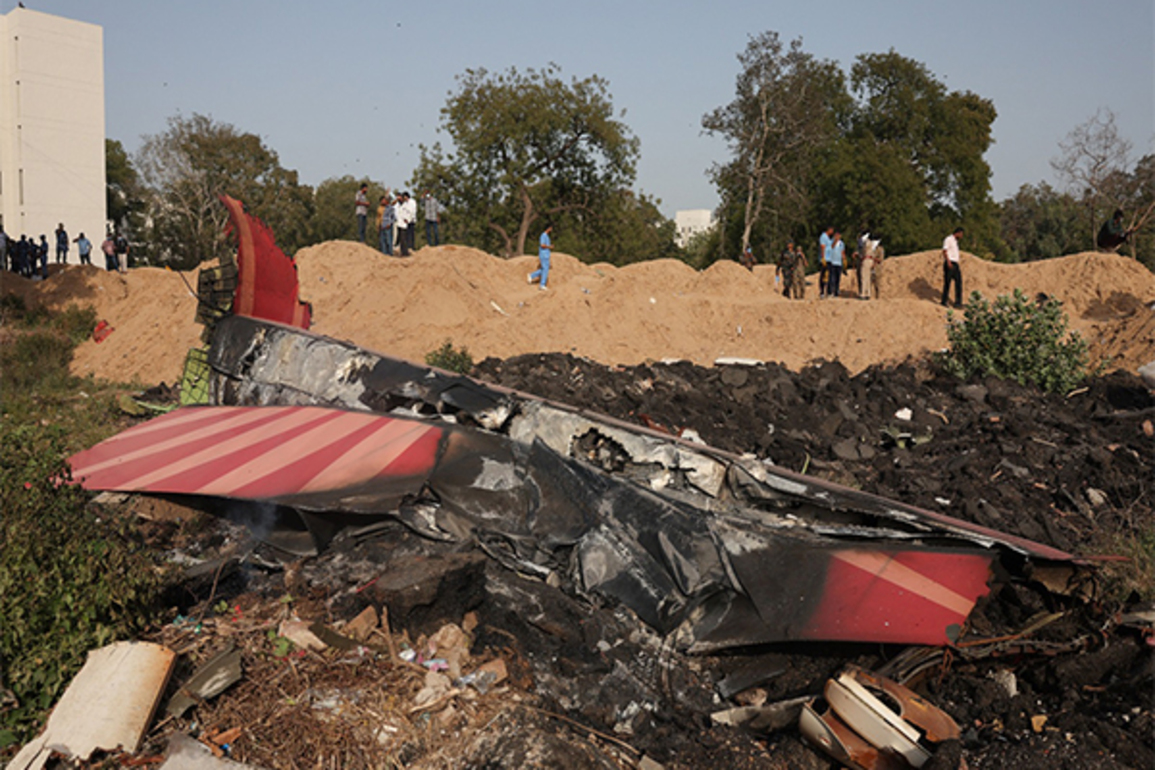 AI-171 Crash: Black box recovered from the rooftop of a building