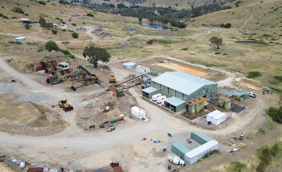 The Challenger mine plant area before upgrades were completed