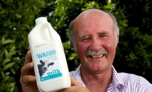 WAFarmers branded milk on the shelves