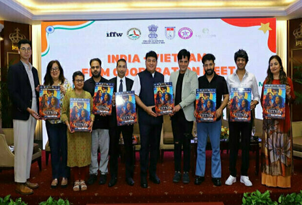 Sarvesh Goel Unveils Poster for "Love in Vietnam" at Namaste Vietnam Festival