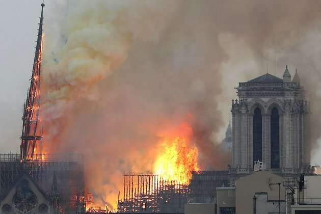 Major Fire Breaks Out at Notre Dame Cathedral in Paris