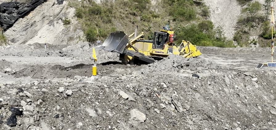 The automated dozers at Kalimantan