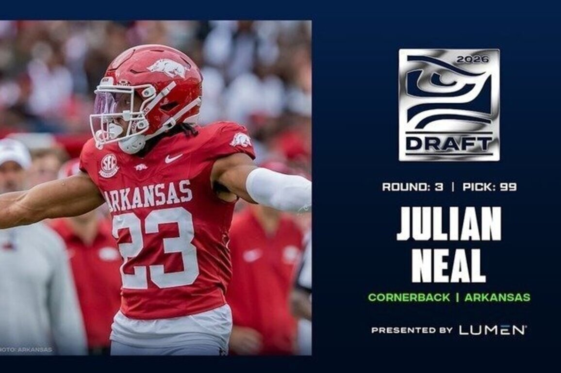 Seahawks Select Julian Neal With 99th Overall Pick