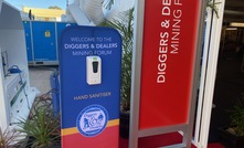  Hand sanitiser on offer at Diggers & Dealers in 2020