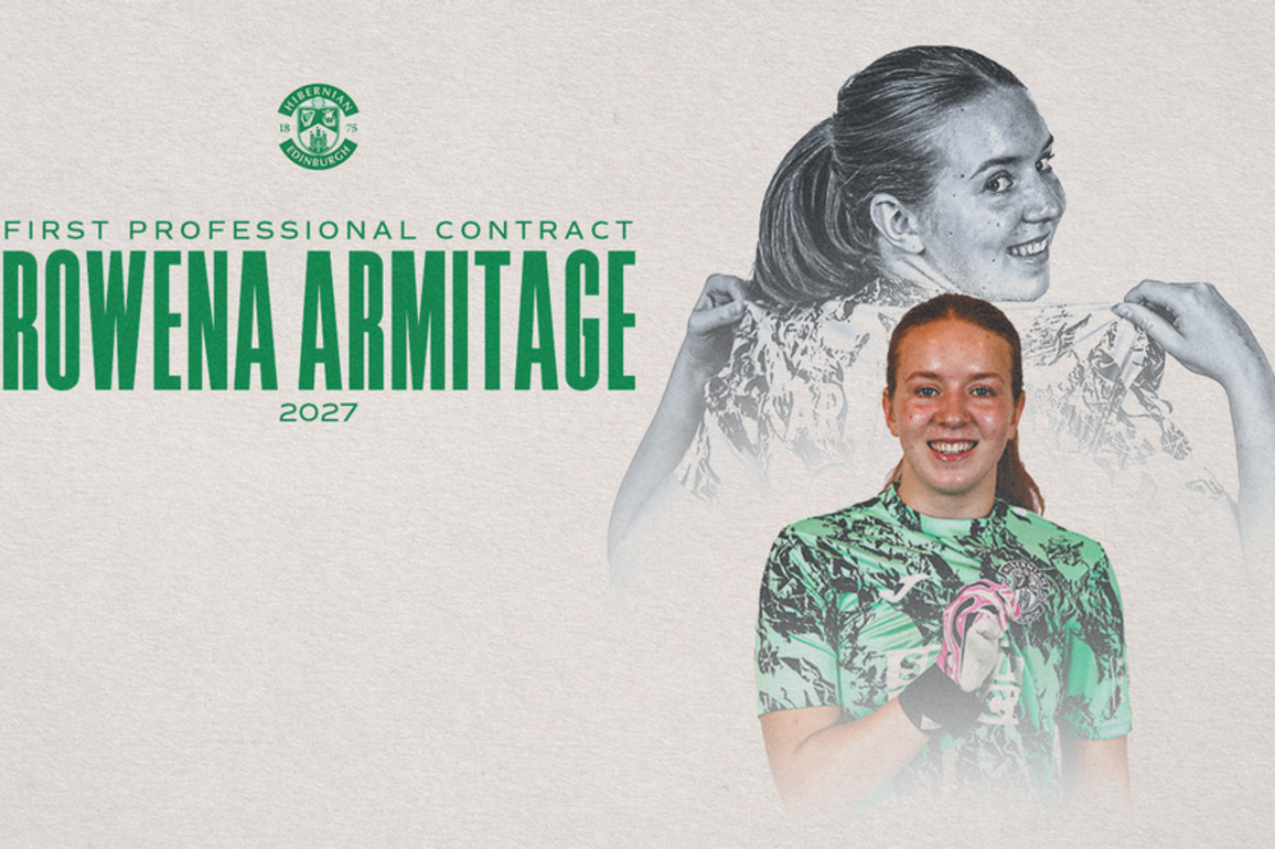 Hibernian FC - Rowena Armitage Signs First Professional Contract