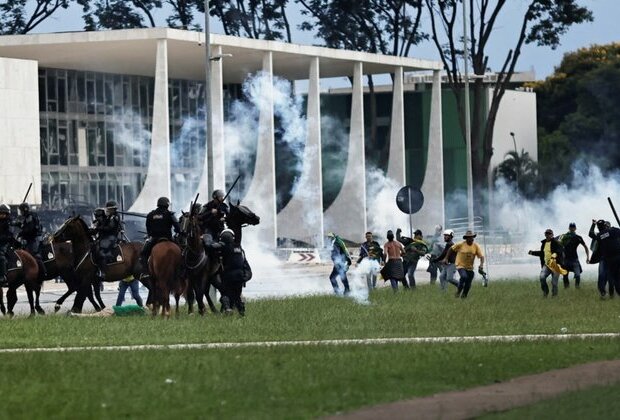 Protesters in Brazil Destroy Government Buildings