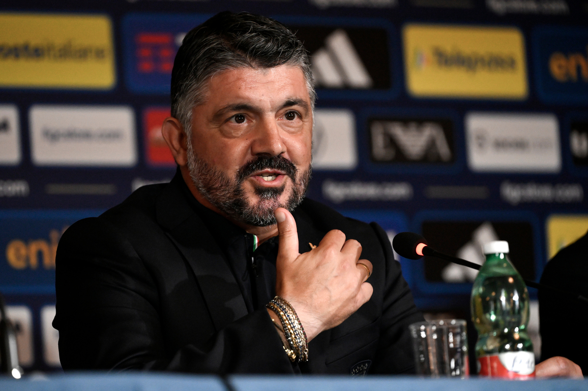 (SP)ITALY-ROME-FOOTBALL-NATIONAL FOOTBALL TEAM OF ITALY-GENNARO GATTUSO
