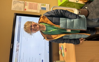 Children at Kent hospital school learn about life on the farm 