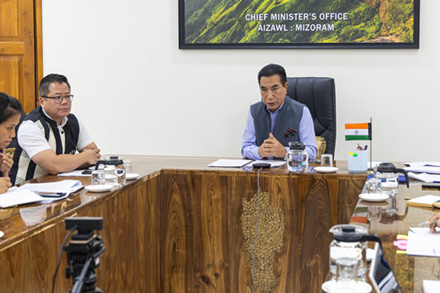 Mizoram CM convenes online meeting of High Level Task Force on North East Economic Corridor