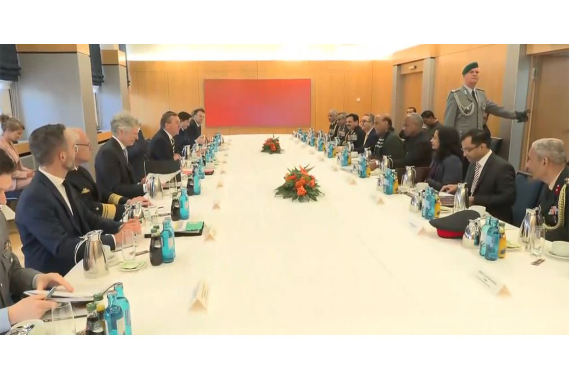 Defence Minister Rajnath Singh holds delegation-level talks with German counterpart in Berlin
