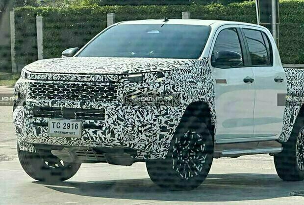 Toyota Hilux Travo Spied Testing  The New Face Of Fortuner