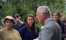 Prince Charles 'full of admiration' for sustainable food producers