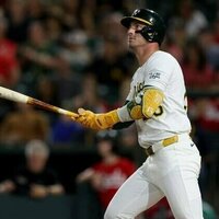 Athletics take control late to defeat Reds