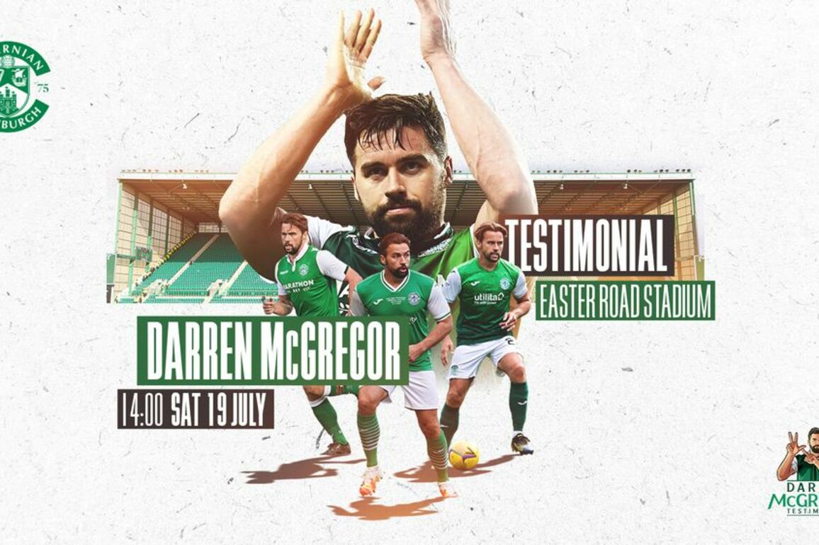 Hibernian FC - Hibs To Face Bolton For Darren McGregors Testimonial Match