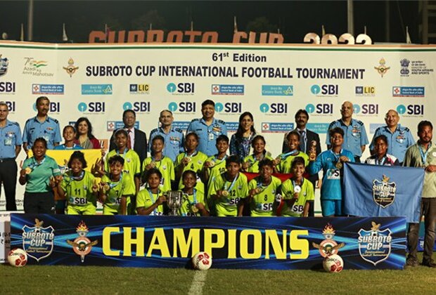 St. Patrick's of Gumla in Jharkhand crowned 61st Subroto Cup Girls U-17 champion