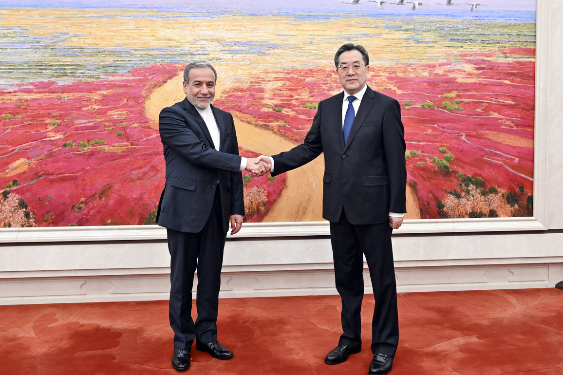 CHINA-BEIJING-DING XUEXIANG-IRANIAN FM-MEETING (CN)
