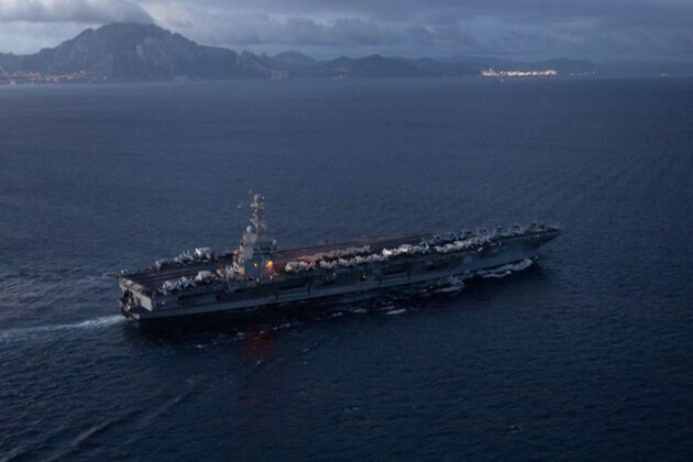 Iran designates support centres for USS Gerald R. Ford as targets
