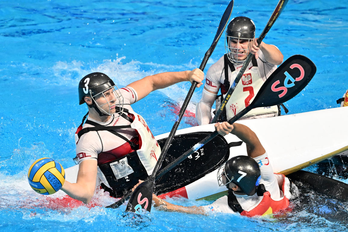 (SP)CHINA-CHENGDU-THE WORLD GAMES 2025-CANOE POLO-MEN'S FINALS 7TH PLACE GAME-CHN VS POL(CN)