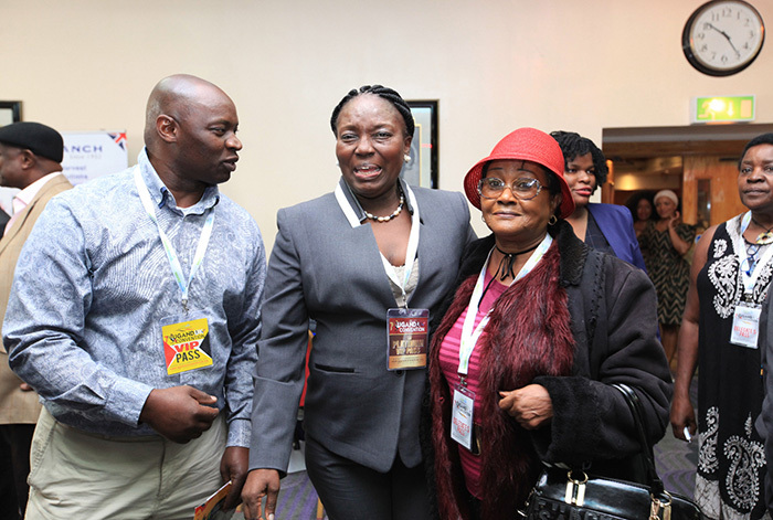  he peaker of arliament ebecca adaga with delegates at the convention