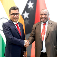 MoS Margherita calls upon Prime Minister of Papua New Guinea