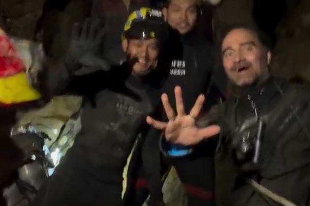Rescuers find five people trapped in Laos cave, two still missing