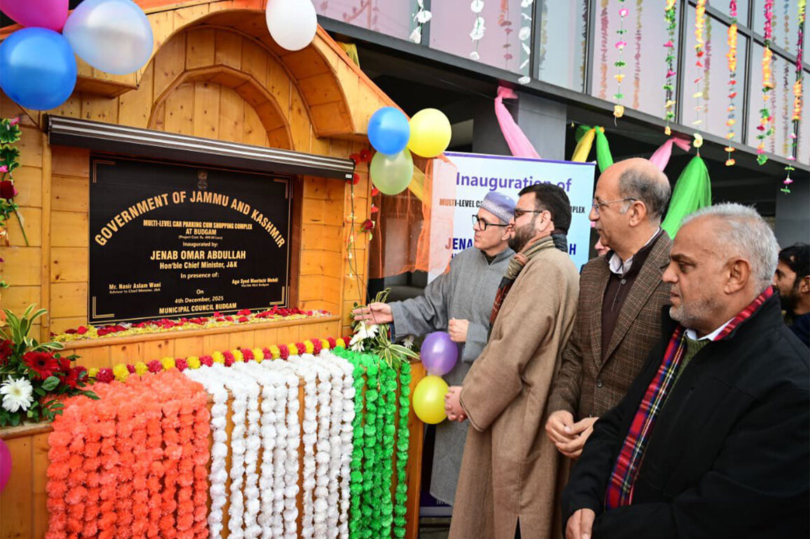 J-K: CM Omar Abdullah inaugurates, lays e-foundation stones for Rs 100 cr development projects in Budgam