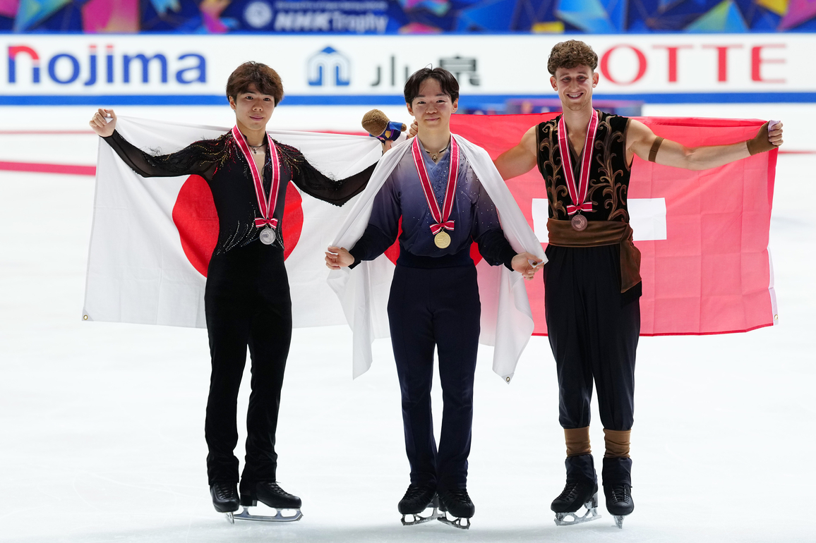 (SP)JAPAN-OSAKA-FIGURE SKATING-ISU GRAND PRIX-MEN