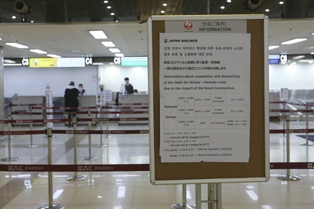 South Korea, Japan Butt Heads Over Coronavirus Prevention