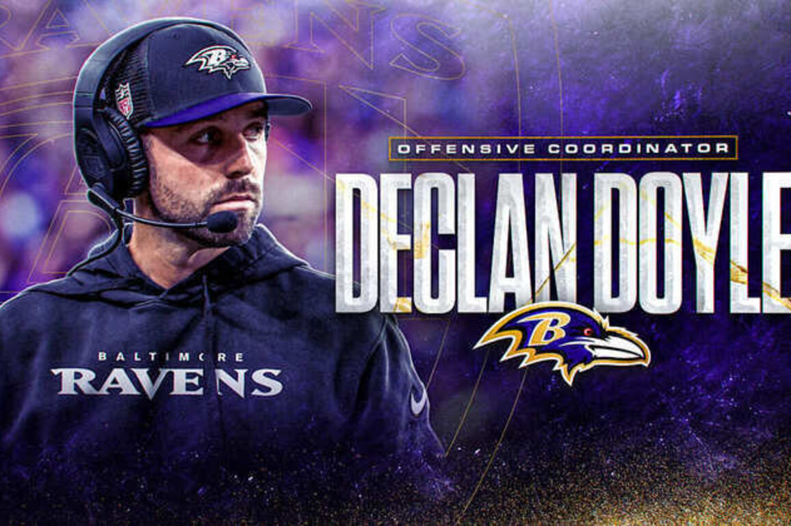 Ravens Hire Declan Doyle as Offensive Coordinator