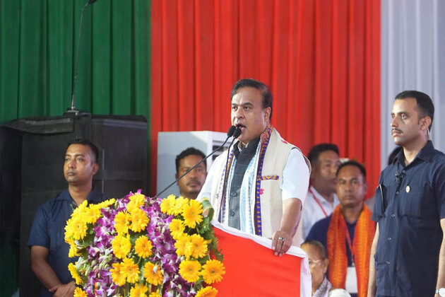 Assam CM Sarma attends swearing-in ceremony of the 5th Executive Council of BTC