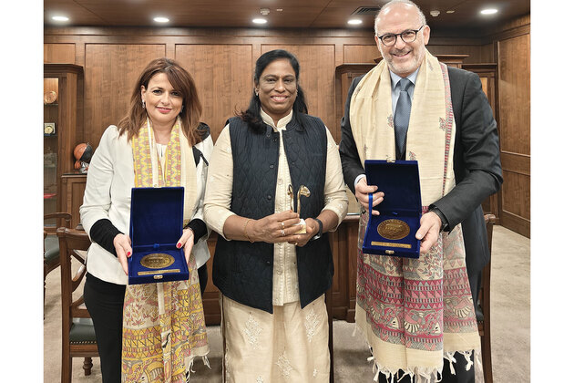 International Olympic Academy delegation meets IOA President PT Usha in New Delhi