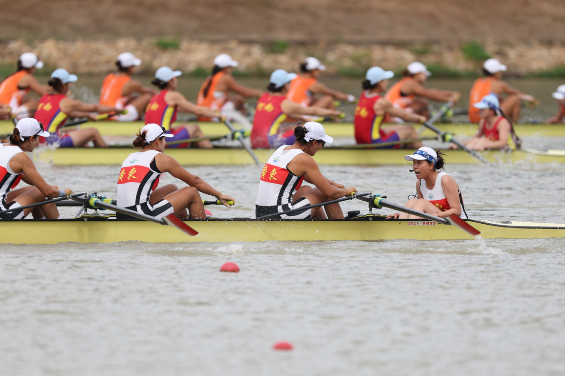 (SP)CHINA-15TH NATIONAL GAMES-ROWING-WOMEN'S EIGHT(CN)