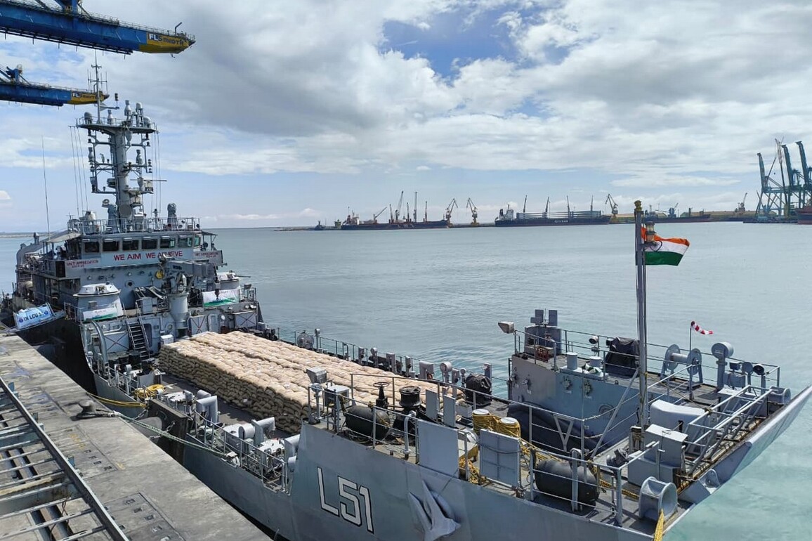 India sends more naval ships to Sri Lanka with relief supplies under Operation Sagar Bandhu
