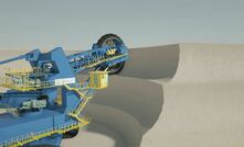 The barracuda compact bucket wheel excavator 