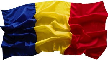 The Romanian flag