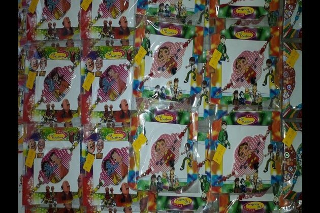 Markets flooded with doraemon, spider-man Rakhis on Raksha Bandhan