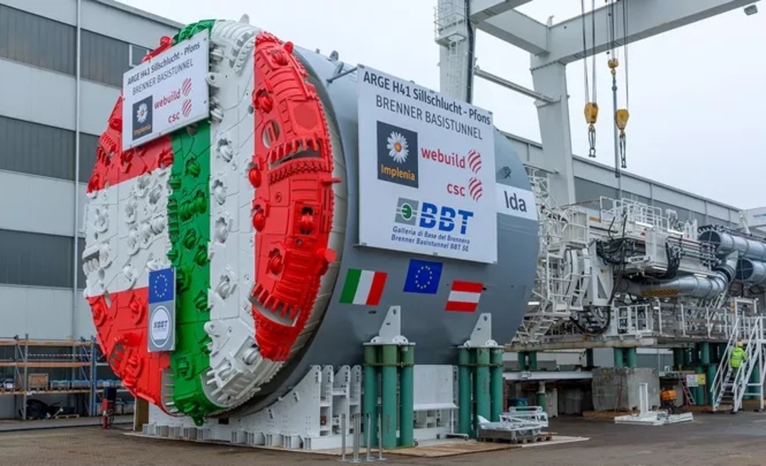 IDA is one of the two Herrenknecht TBMS to have broken through on Brenner Base Tunnel project
