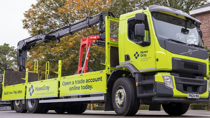 Huws Gray's first re-branded lorry hits the road