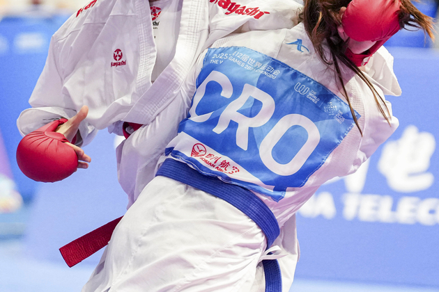 (SP)CHINA-CHENGDU-THE WORLD GAMES 2025-KARATE-WOMEN-KUMITE -50KG-BRONZE(CN)