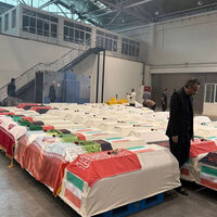 Iran releases pictures of coffins of fallen IRIS Dena sailors