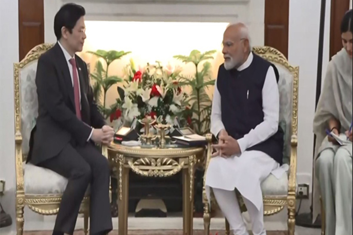 PM Modi holds bilateral meeting with Singaporean counterpart Lawrence Wong in Delhi
