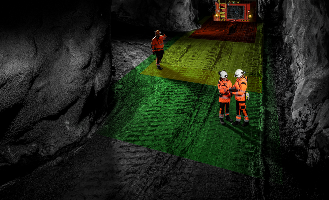Sandvik Newtrax Detection Zones technology in action